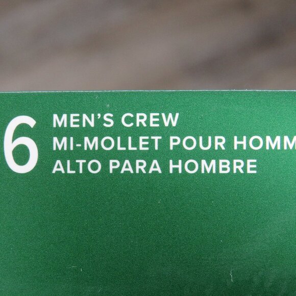 Gold Toe*Men's Crew Reinforced Toe Moisture Wicking Socks x 6 Pair~Shoe 6"-12.5" - Picture 7 of 8